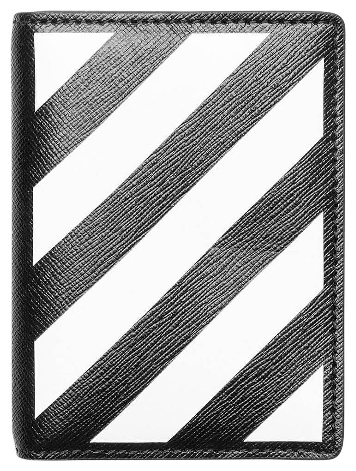 Off White Binder Diag Saff Organizer BlackWhite