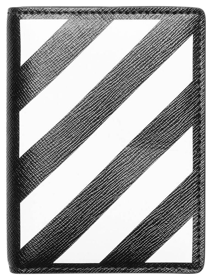 Off White Binder Diag Saff Organizer BlackWhite