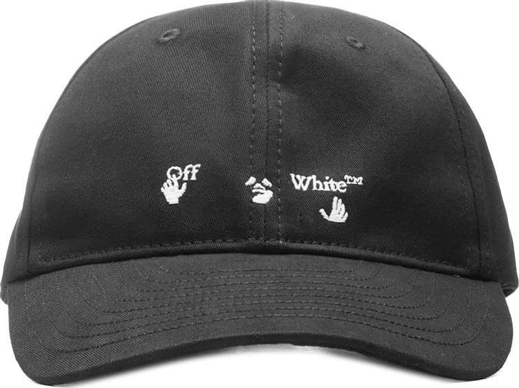 Off-White Logo Baseball Cap 'Black/White'
