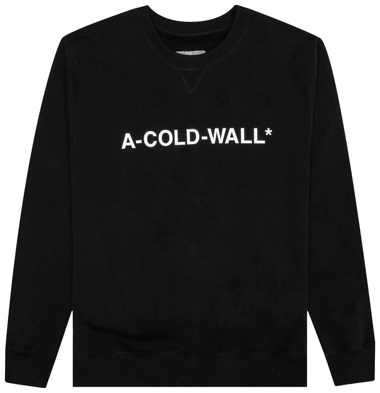 A Cold Wall Essential Logo Crewneck Black