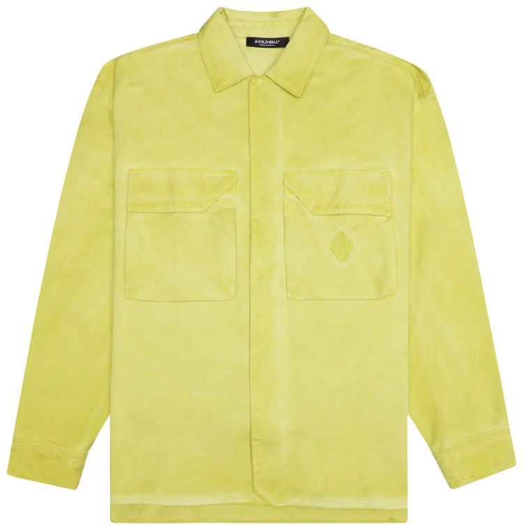 A Cold Wall Dye Tech Short Sleeve Overshirt Cadium