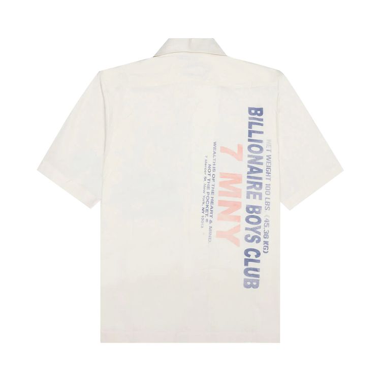 Billionaire Boys Club 7MNY Short Sleeve Woven Jet Stream