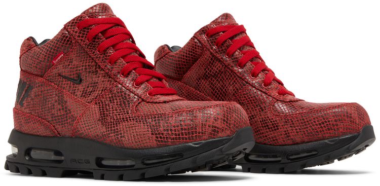 Supreme x Nike Air Max Goadome Red Snakeskin