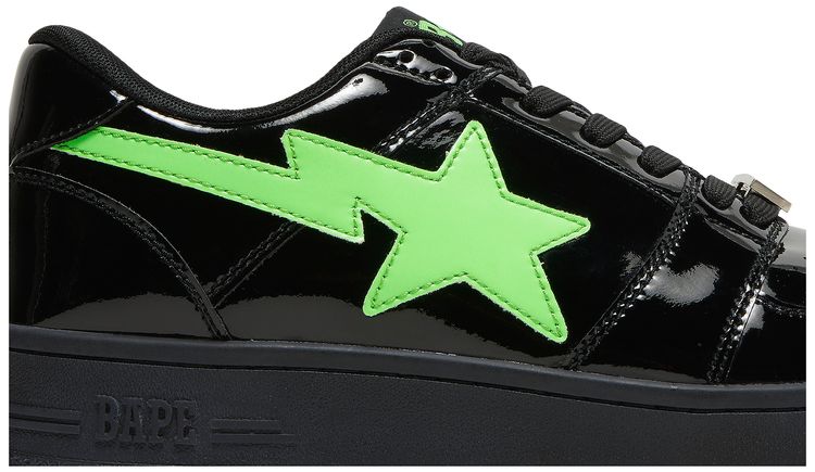 The Weeknd x XO Bapesta Low M2 Black Neon Green