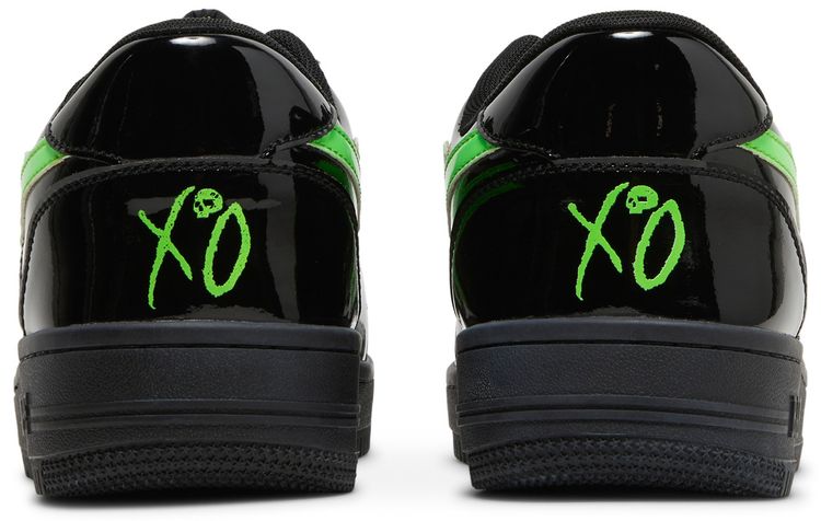 The Weeknd x XO Bapesta Low M2 Black Neon Green