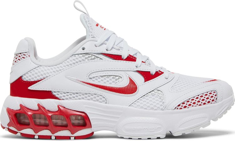 Wmns Zoom Air Fire 'White University Red'