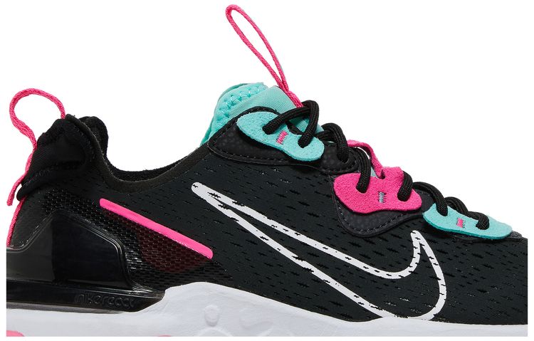 Nike Wmns React Vision Dark Smoke Grey Pink Blast