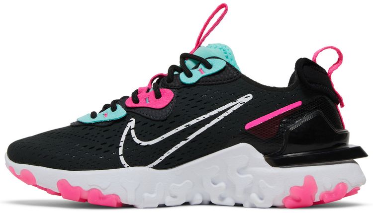 Nike Wmns React Vision Dark Smoke Grey Pink Blast