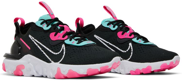 Nike Wmns React Vision Dark Smoke Grey Pink Blast