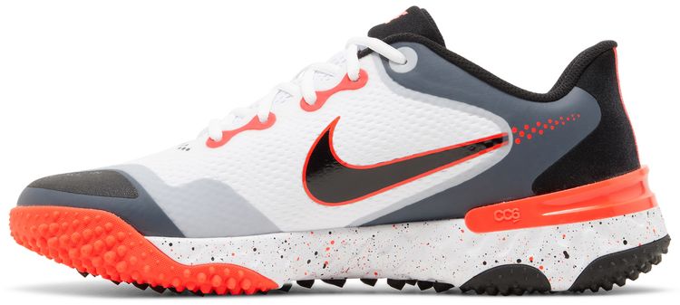 Nike Alpha Huarache Elite 3 Turf White Bright Crimson