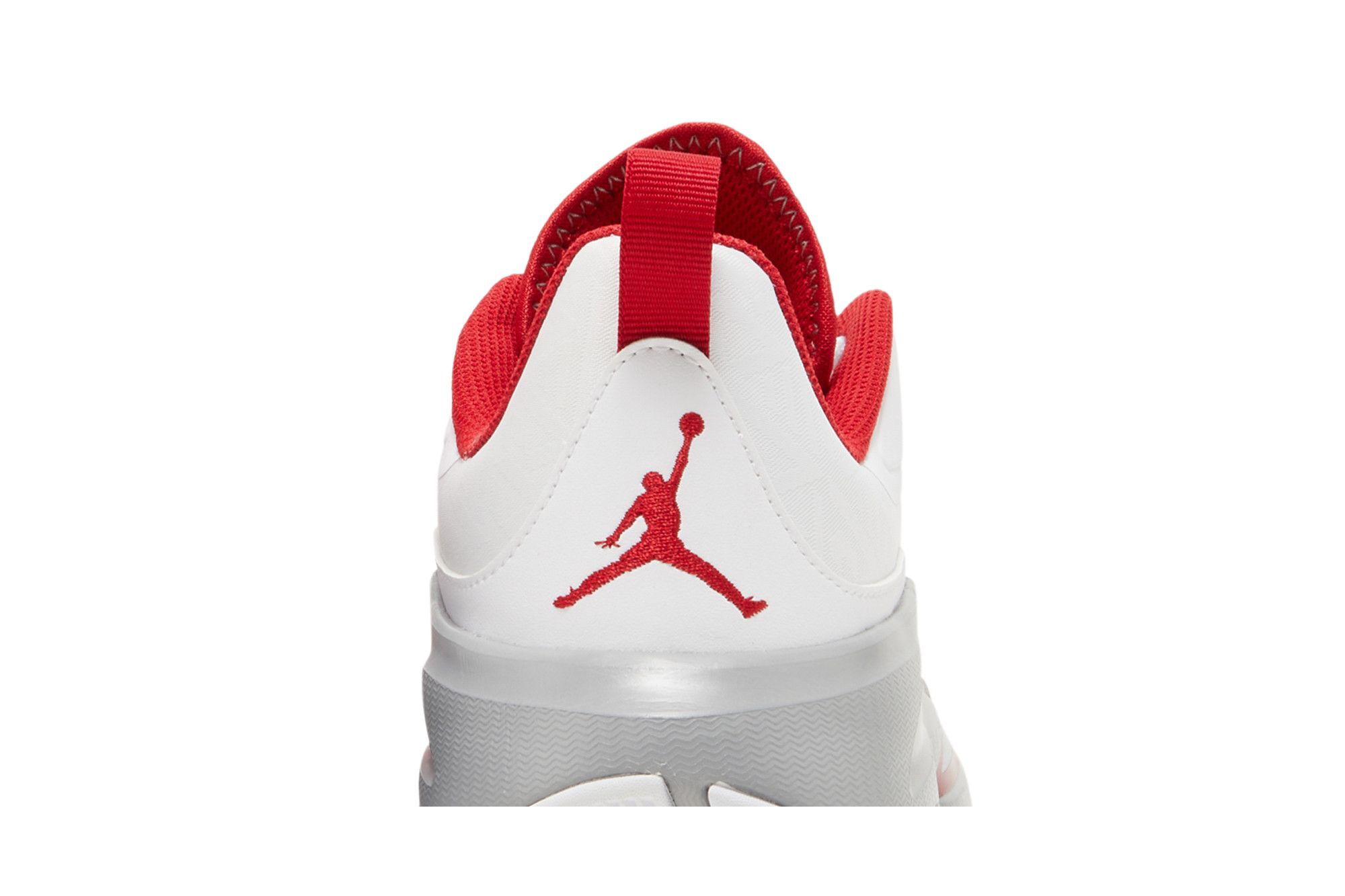 Jordan one white and red online