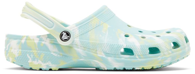 Classic Marbled Clog Pure Water Multi