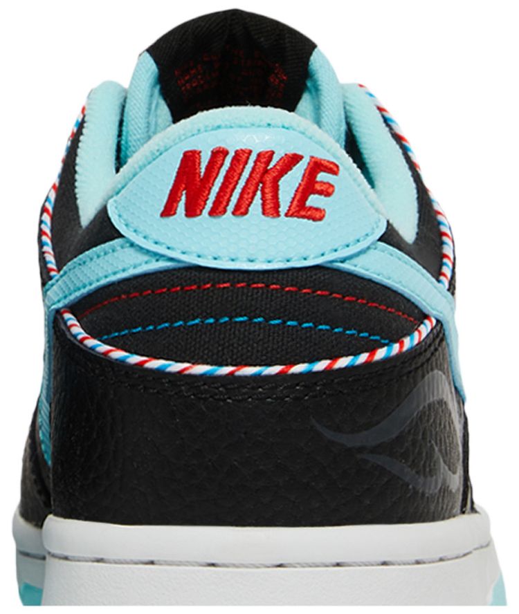 Nike Dunk Low SE GS Barber Shop Black