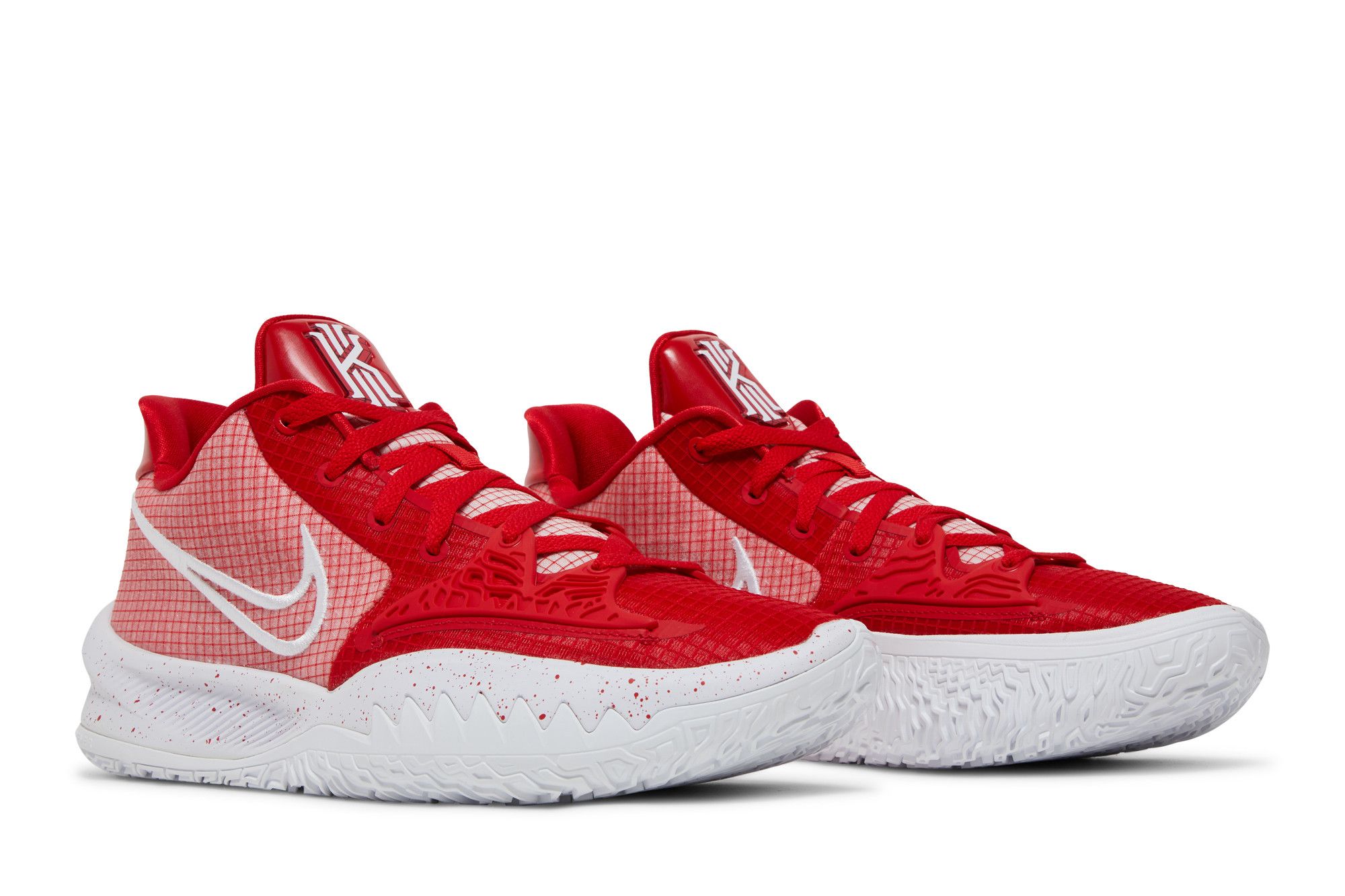 Red and white kyrie 4 sales