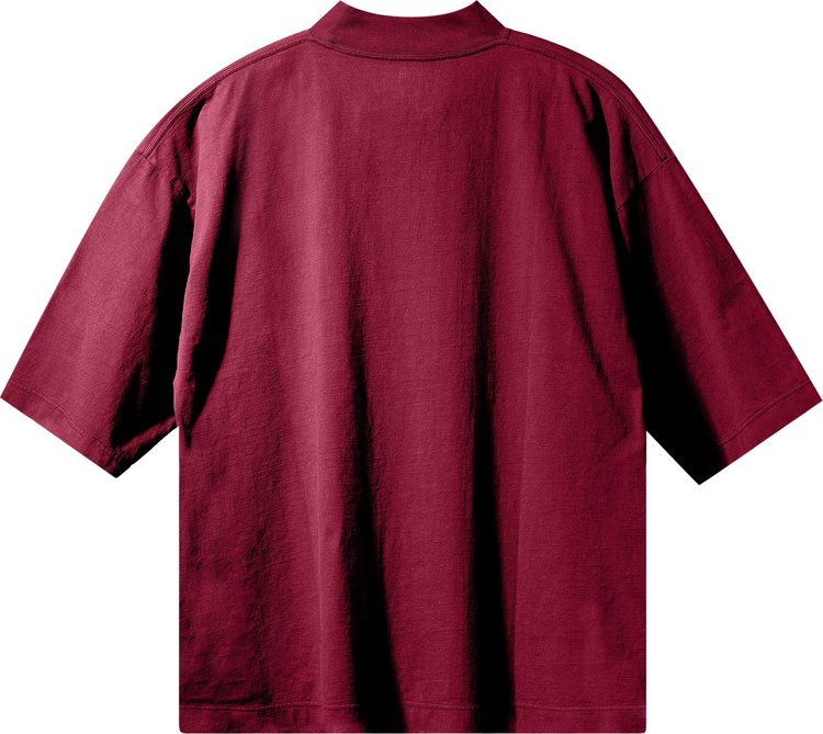 Yeezy Gap Engineered by Balenciaga Logo 34 Sleeve Tee Red