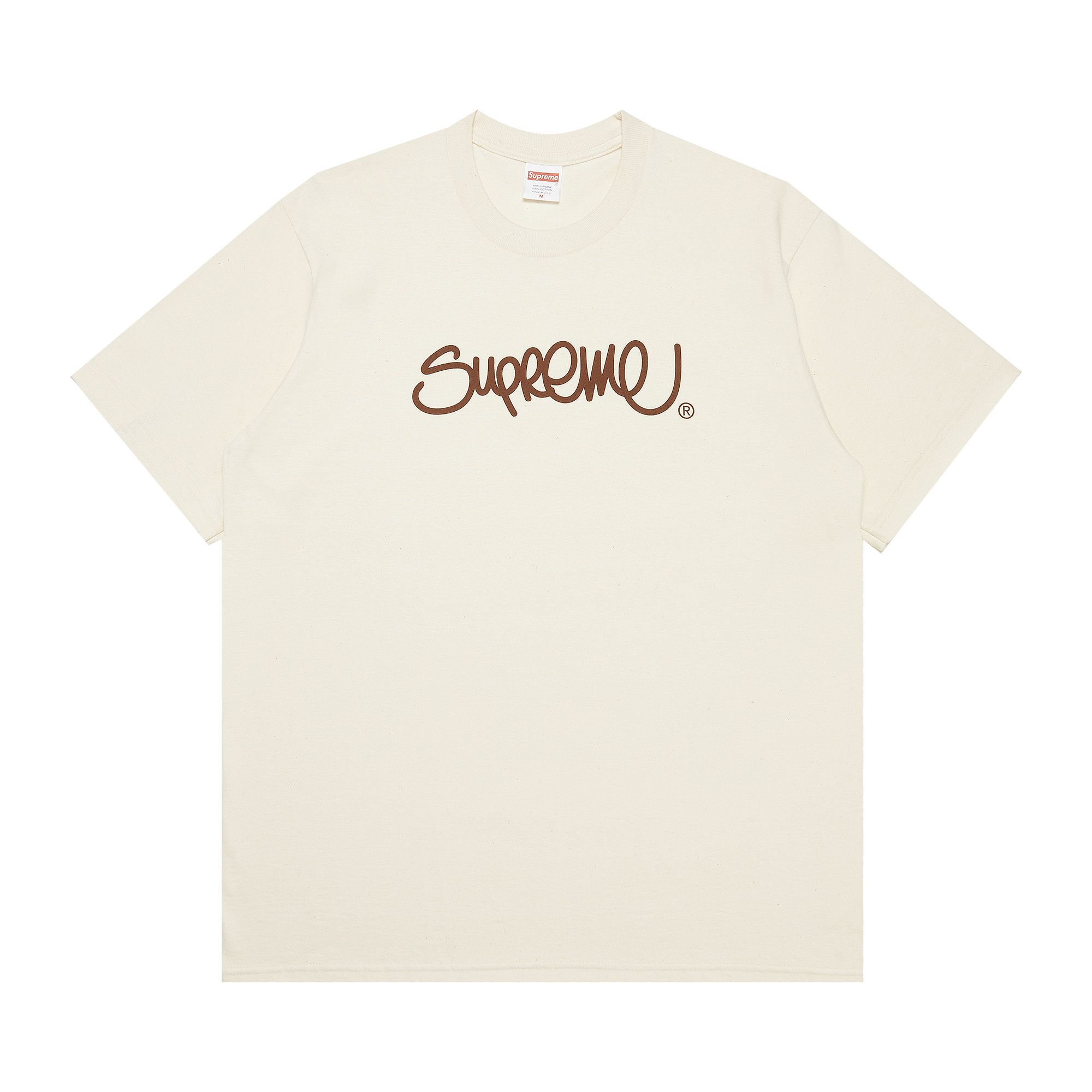 Supreme Handstyle Tee Natural sサイズ　美品 Buy Supreme Handstyle Tee 'Natural' - SS22T74 NATURAL | GOAT