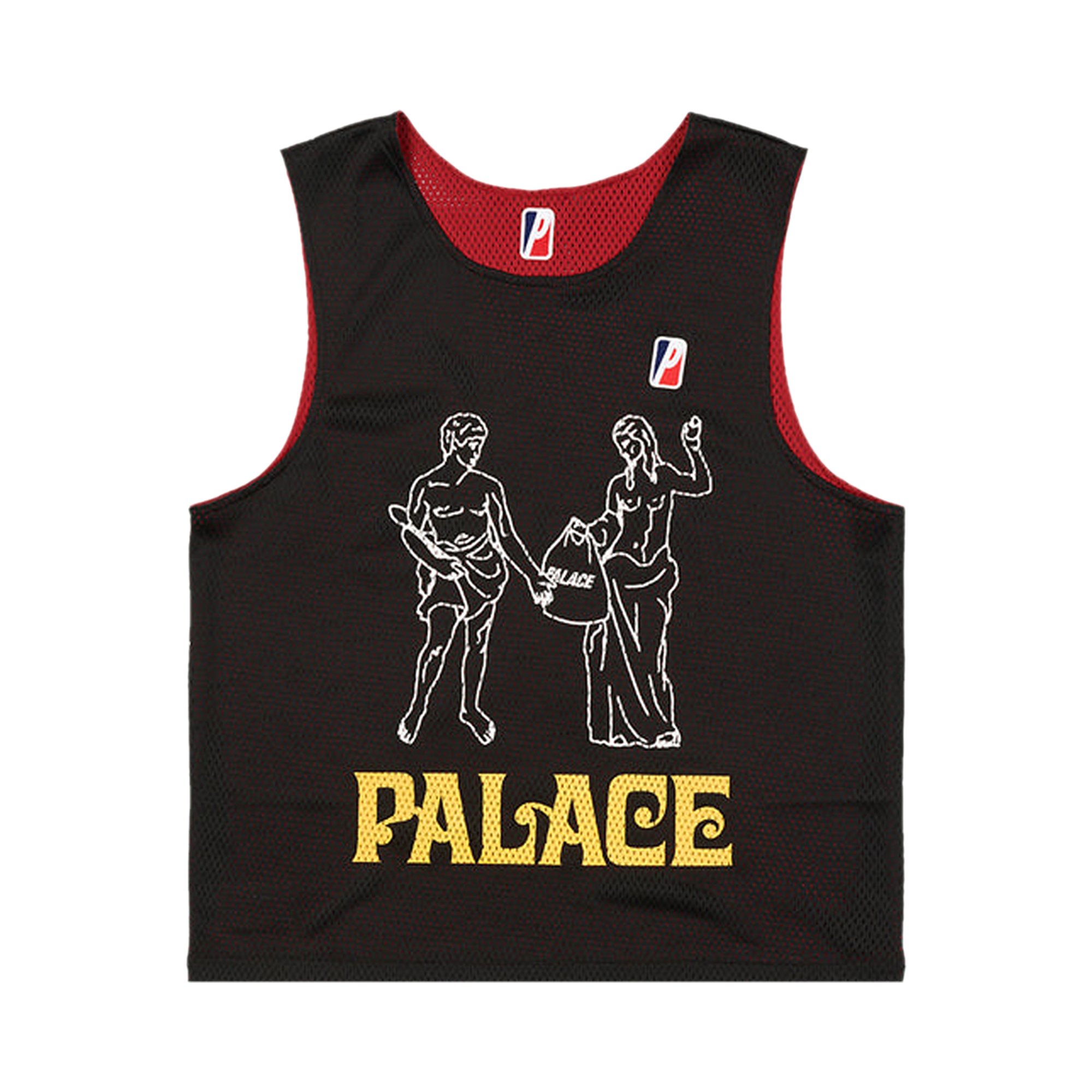 Buy Palace Mesh Practice Vest 'Black/Red' - P22ES181 - Black | GOAT