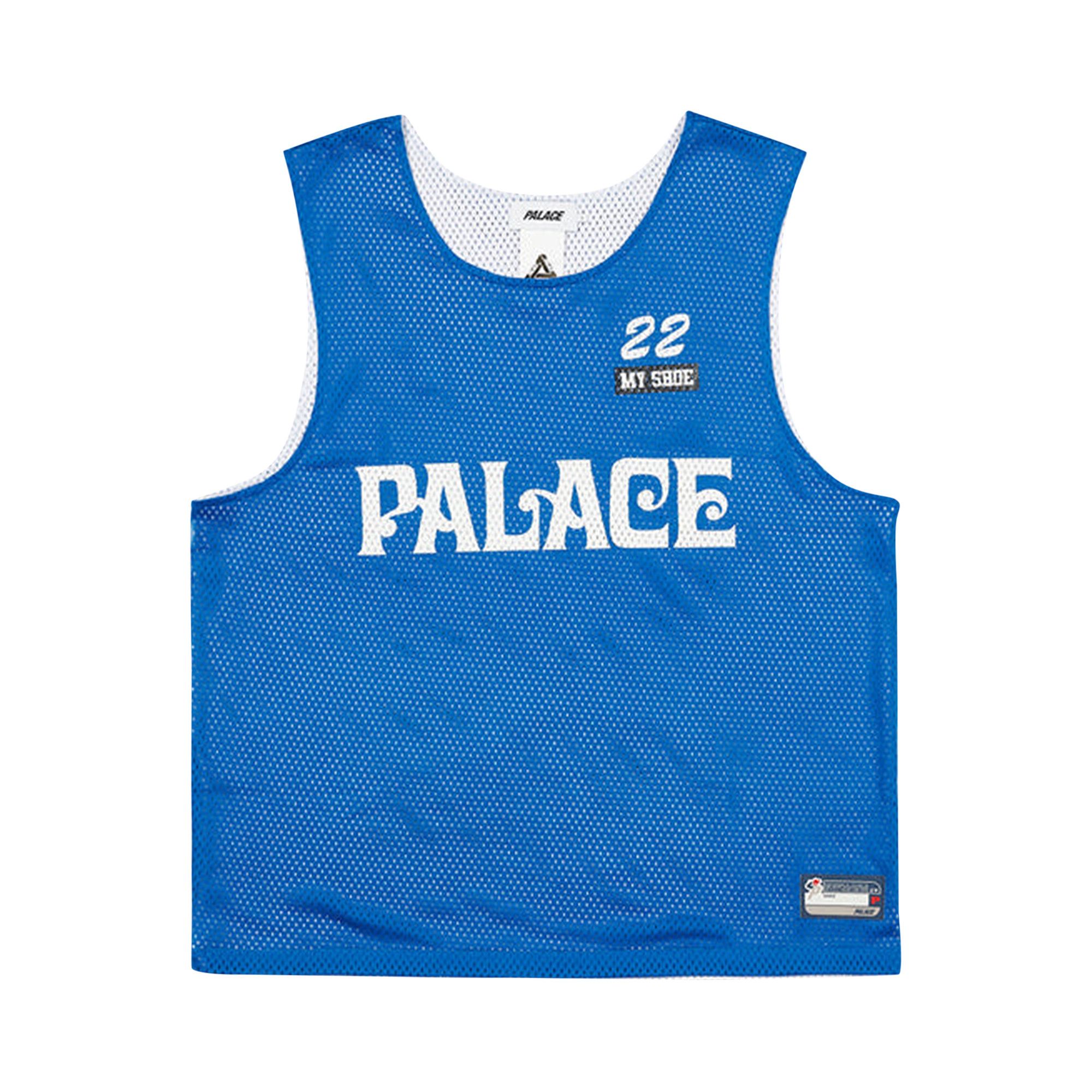 Buy Palace Mesh Practice Vest 'White/Blue' - P22ES182 | GOAT CA