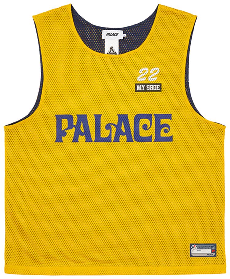Palace Mesh Practice Vest NavyYellow