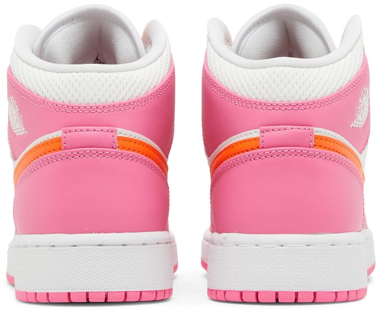 Air Jordan 1 Mid GS Pinksicle Orange