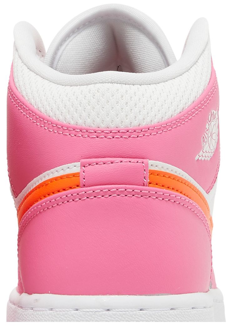 Air Jordan 1 Mid GS Pinksicle Orange