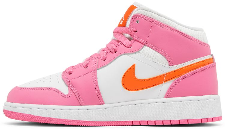 Air Jordan 1 Mid GS Pinksicle Orange