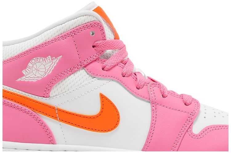 Air Jordan 1 Mid GS Pinksicle Orange
