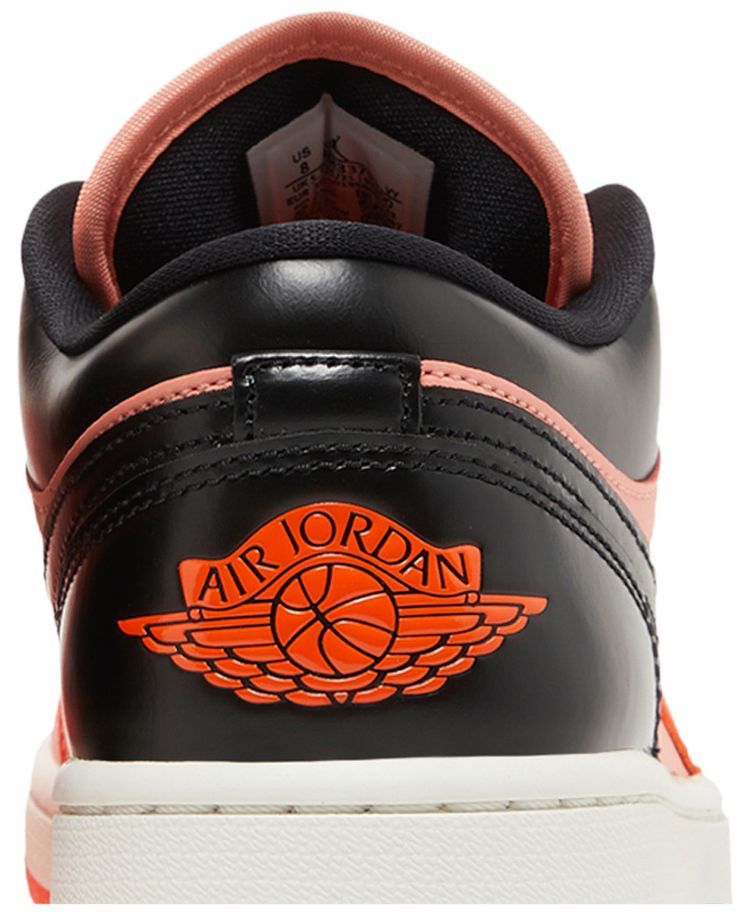 Wmns Air Jordan 1 Low SE Rush Orange Black