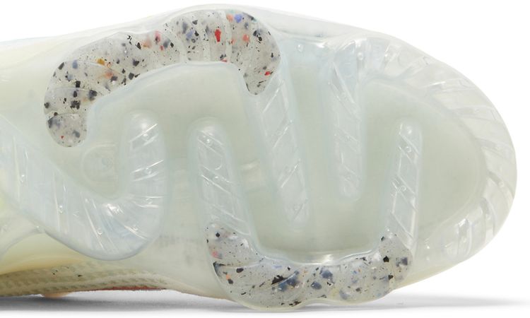 Nike Air VaporMax 2021 Flyknit GS Mismatched Swoosh   White