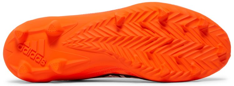 Adidas Adizero Cleats Team Solar Orange Silver Metallic