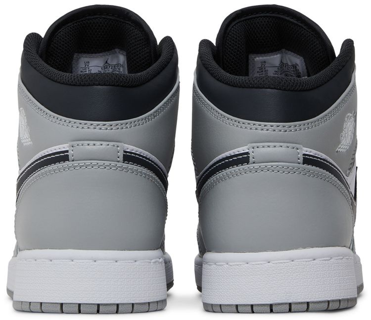 Air Jordan 1 Mid GS Light Smoke Grey