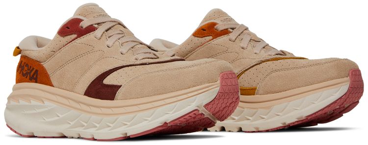 HOKA Bondi L Suede Shifting Sand