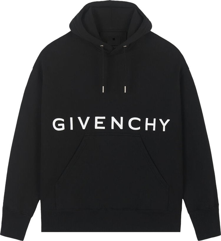 Buy Givenchy Embroidered Hoodie Classic Fit 'Black' - BMJ0CQ3Y6V 001 | GOAT