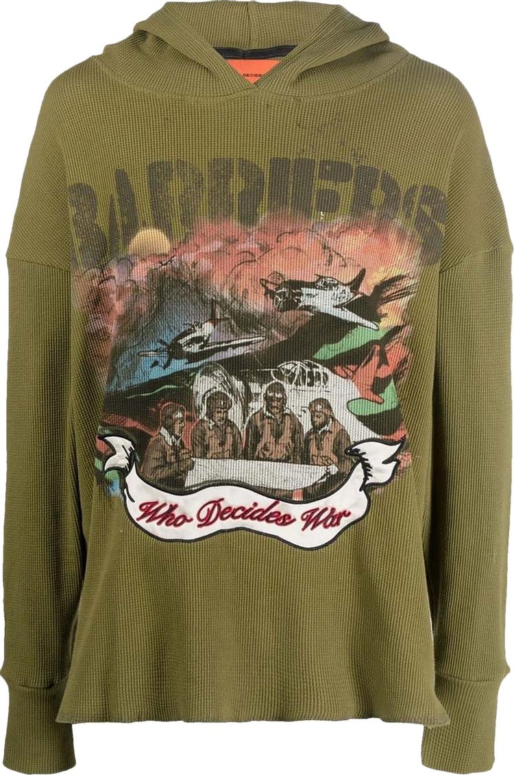 Who Decides War x Barriers Nytuskegee Pullover Olive