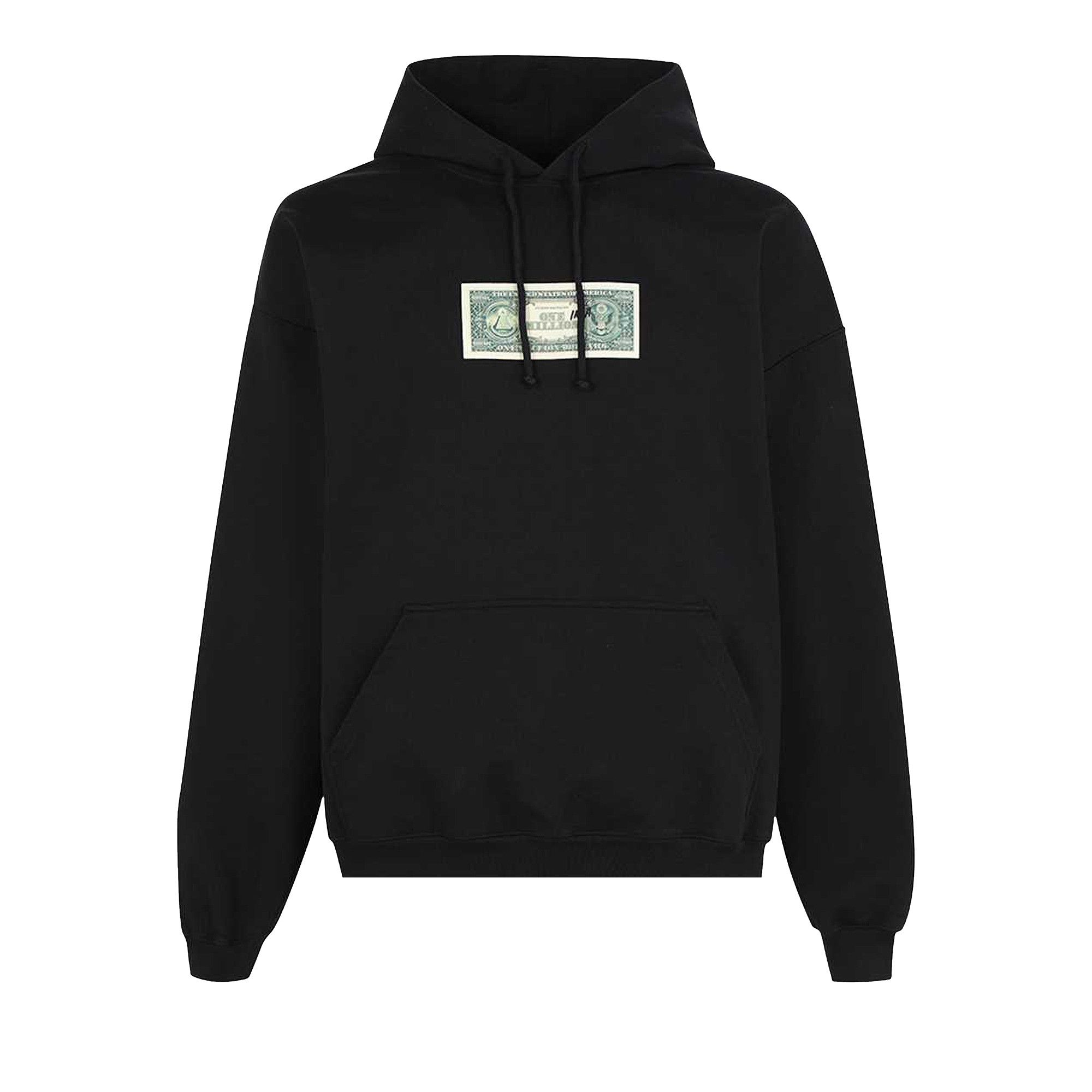 Vetements One In A Million Hoodie Black