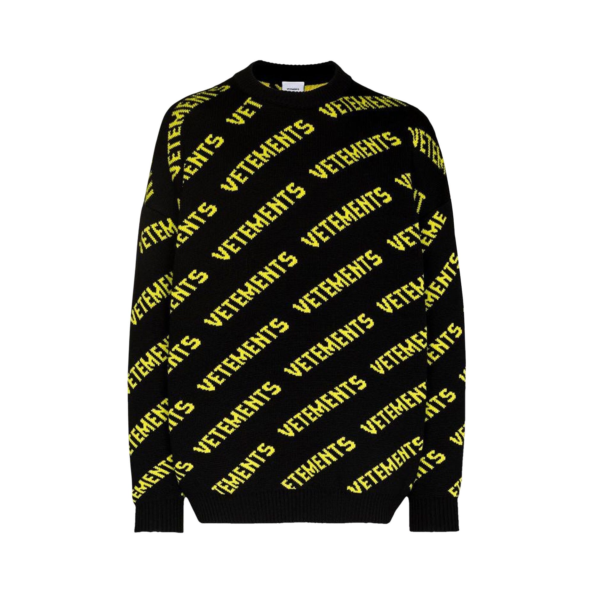 Neon yellow top knit sweater