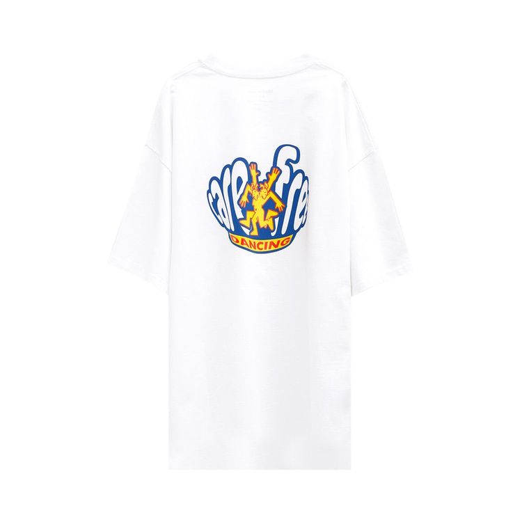 Martine Rose Care Free Oversized T Shirt White
