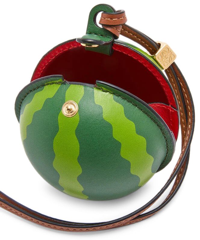 Loewe Watermelon Mini Pouch GreenRed