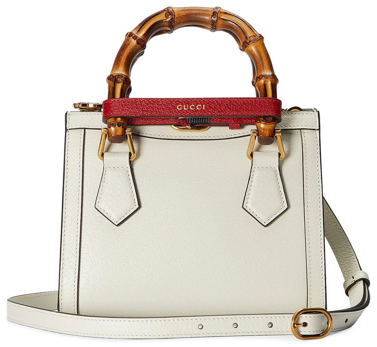 Gucci Diana Mini Tote Bag White