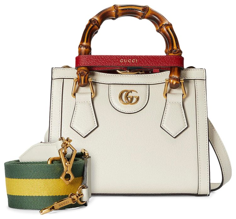 Gucci Diana Mini Tote Bag White