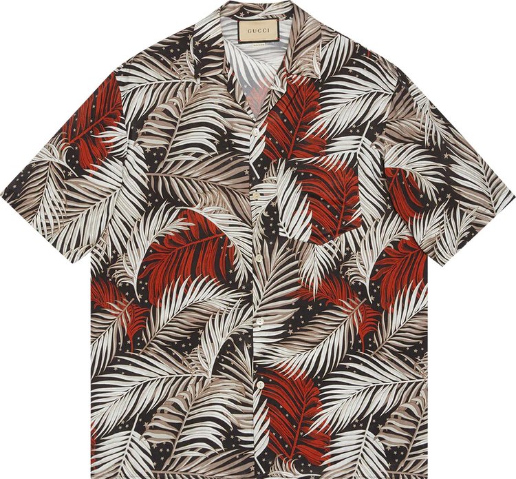 Buy Gucci Viscose Bowling Shirt 'Black/Red' - 694124 ZAJKY 1128 | GOAT