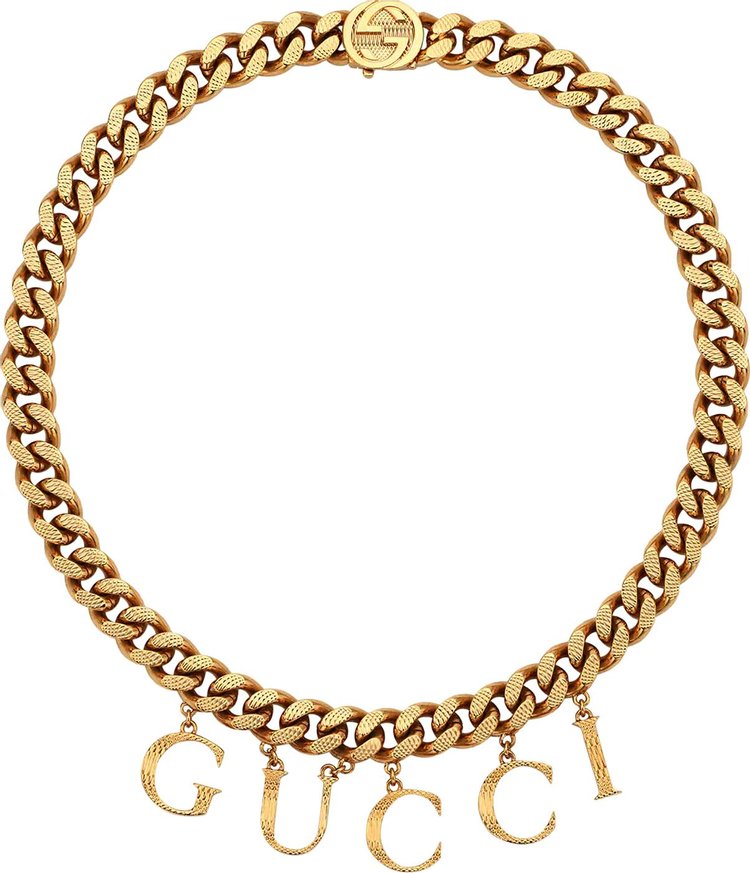 Gucci Script Necklace 'Oro'