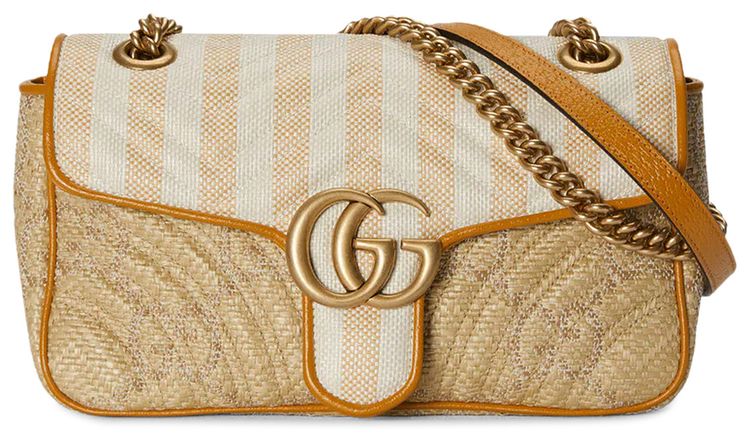 Gucci Marmont Matelasse Shoulder Bag Off WhiteBeige
