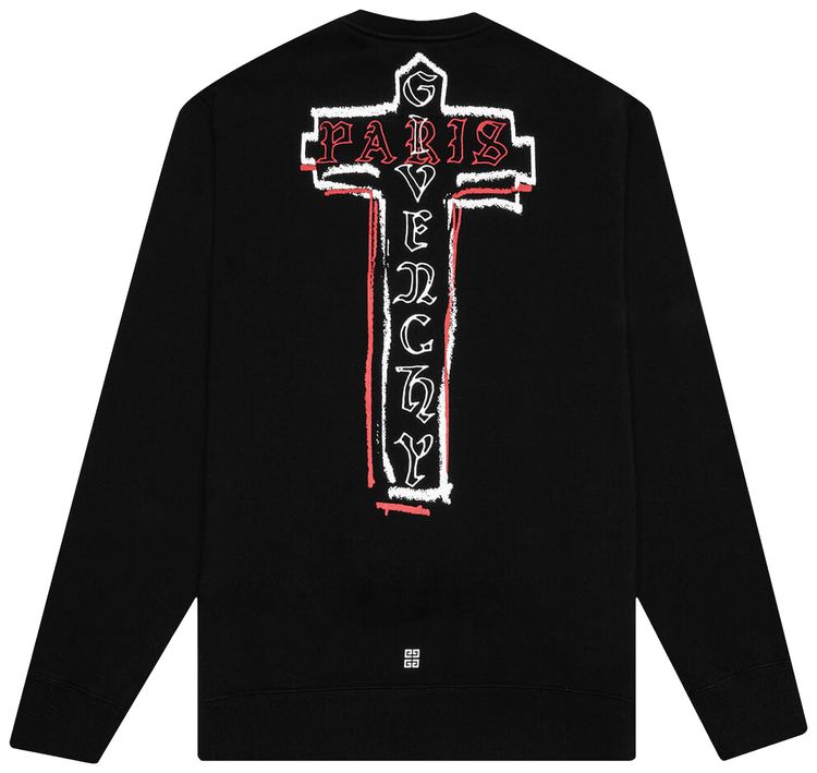 Givenchy Classic Fit Print Sweatshirt Black