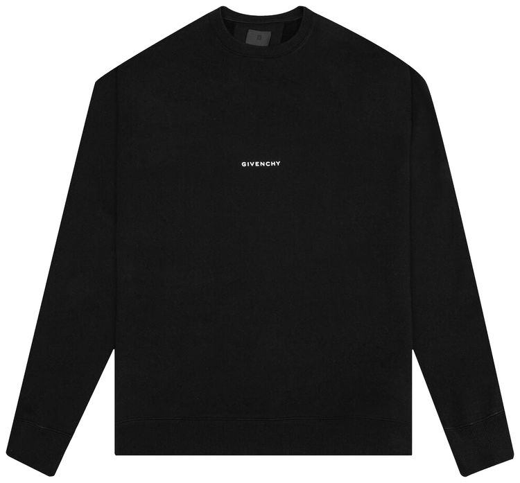Givenchy Classic Fit Print Sweatshirt Black