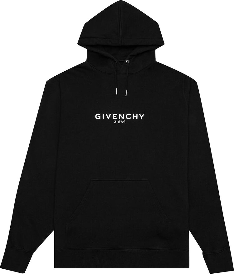 Buy Givenchy Classic Fit Hoodie With Reverse Print 'Black' - BMJ0GD3Y78 ...