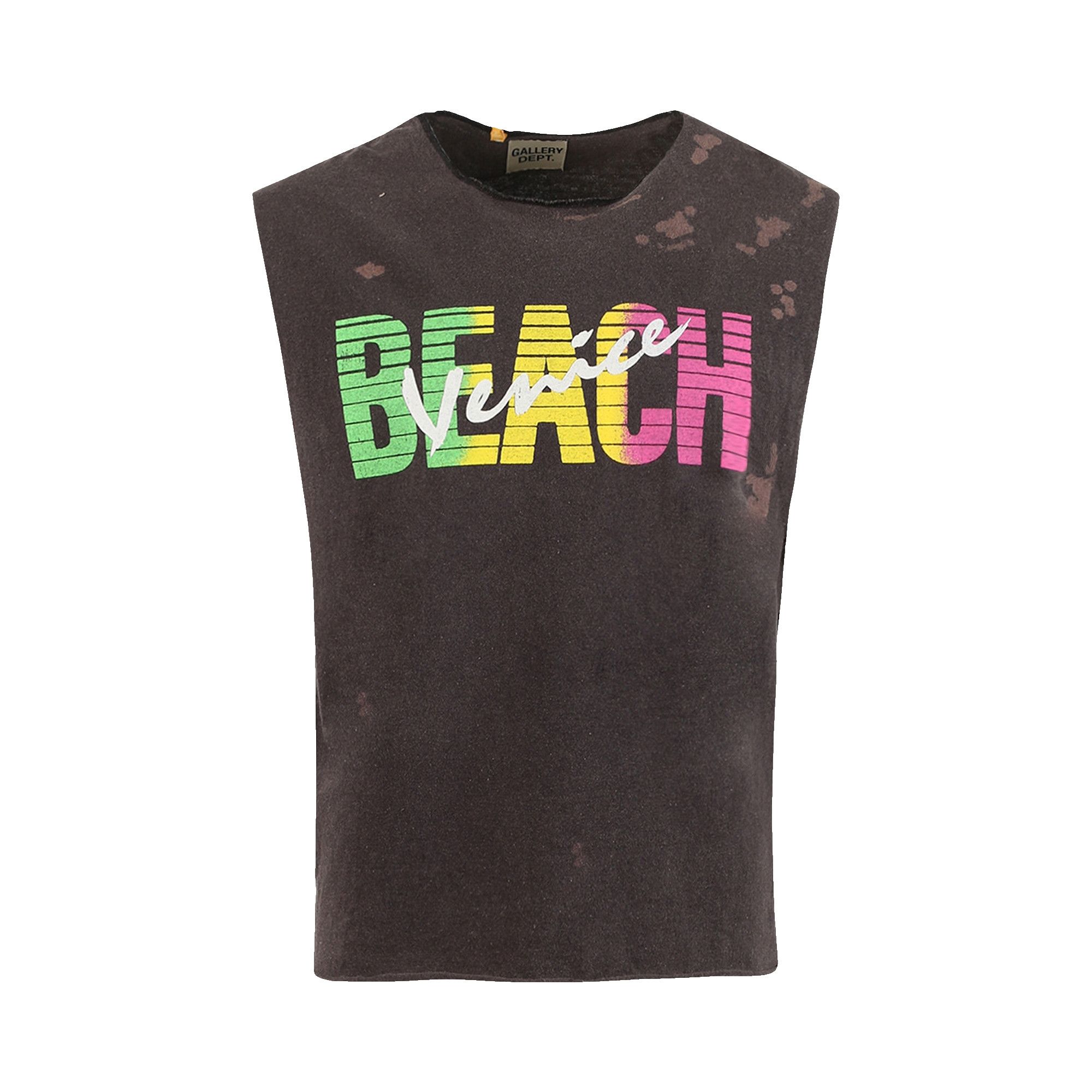 トップス Gallery Dept. Muscle Beach T-shirt GALLERY DEPT. MUSCLE BEACH TEE | BLACK