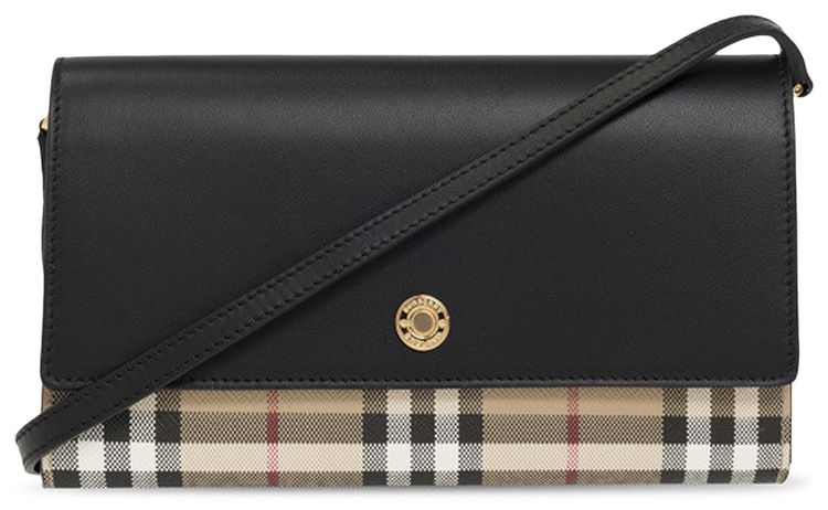 Burberry Vintage Check Crossbody BeigeBlack