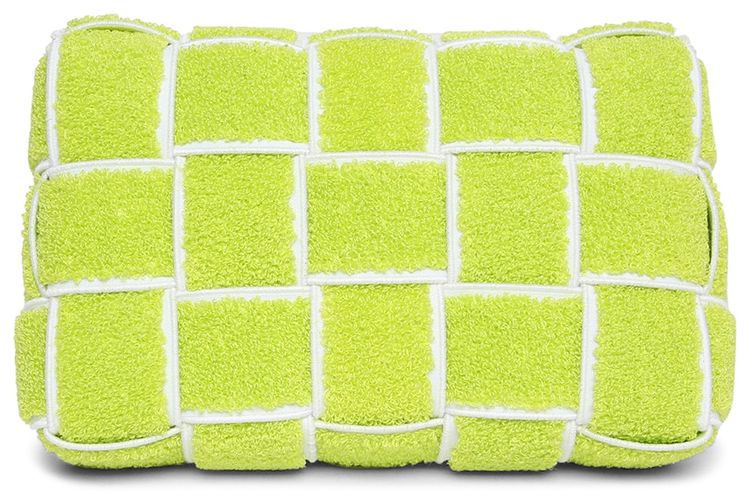 Bottega Veneta Small Padded Cassette Bag Acid KiwiWhiteSilver