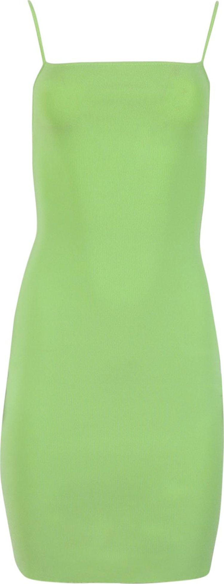 Bottega Veneta Piping Dress 'Acid Green'